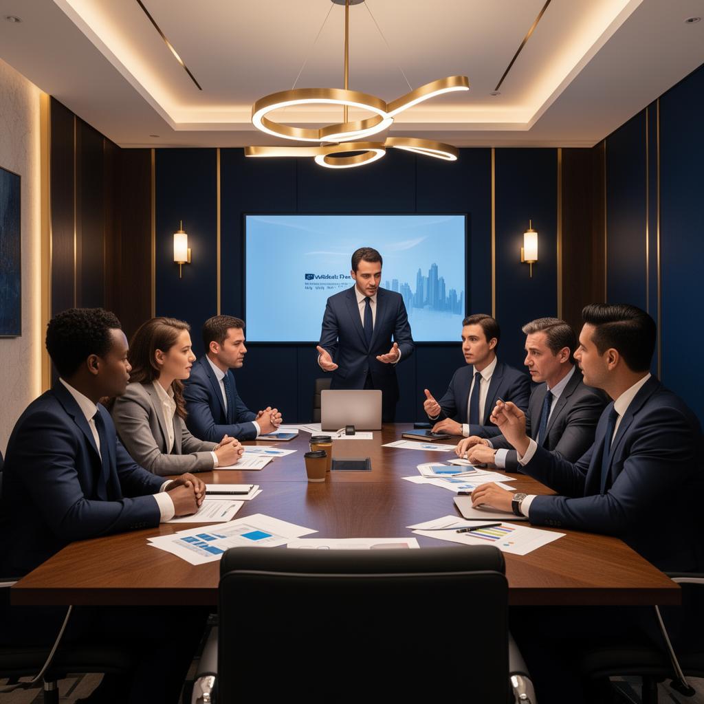 Axis Prime professional team in strategy meeting