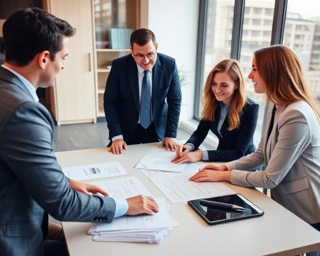Professional client meeting